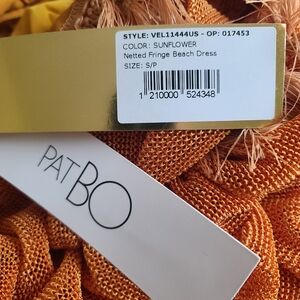 NWT PatBo Fringe Beach Dress